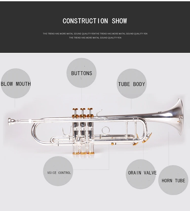 Музыкальный инструмент BULUKE Bb с плоской рамой сортировка по стандарту