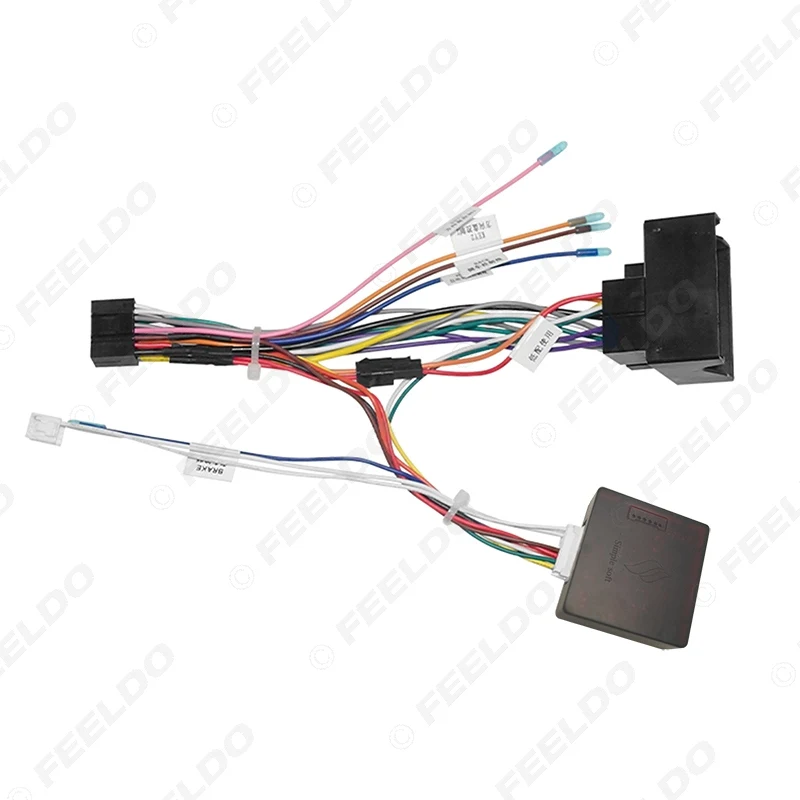 Автомобильный 16-контактный аудио жгут проводов FEELDO с Canbus-коробкой для Opel 10-16