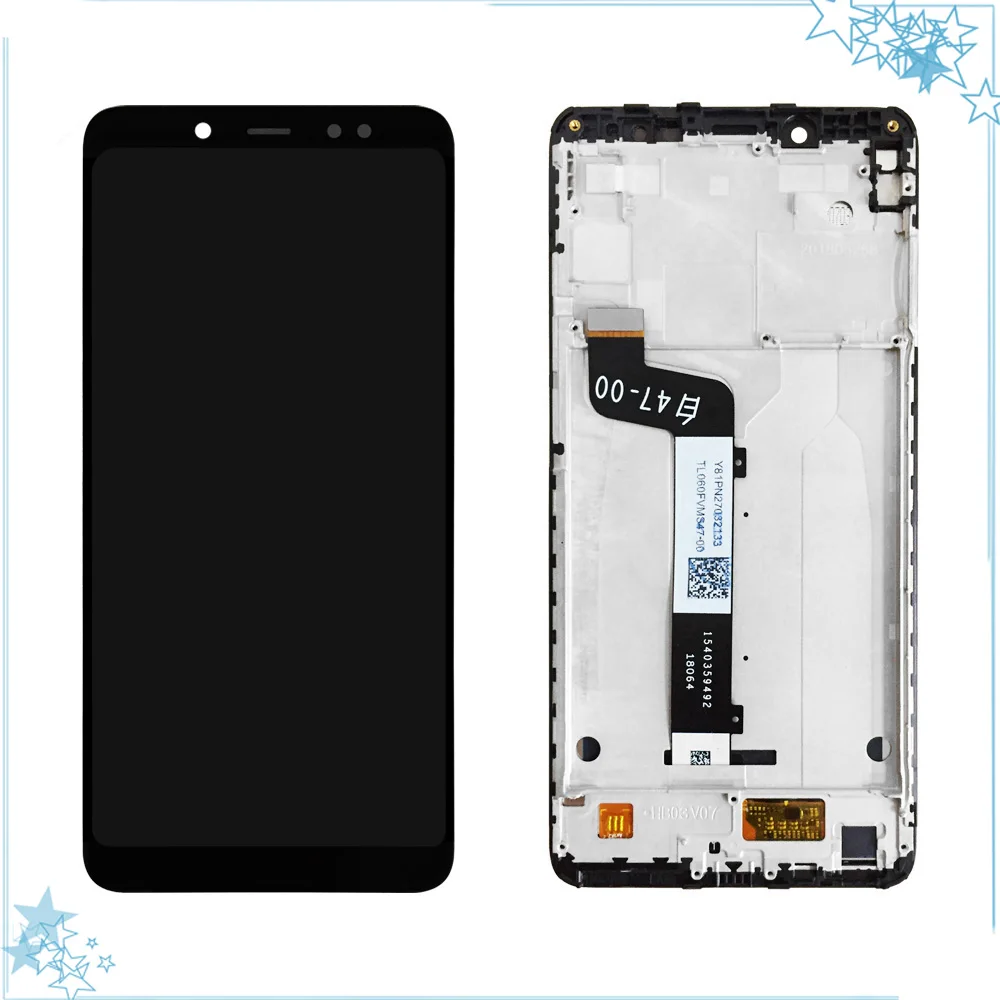 For Xiaomi Redmi Note 5 Pro LCD Display Touch Screen Digitizer Assembly Replacement For Xiaomi Hongmi Note 5 5.99 Inch