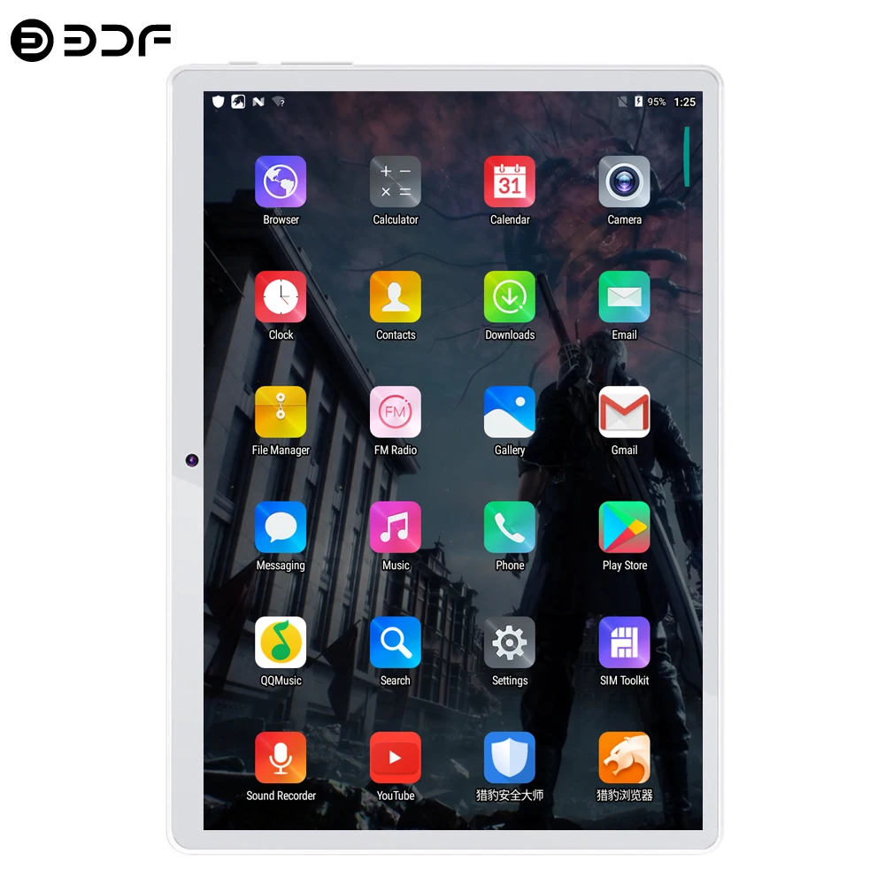 BDF планшет 10 дюймов планшетный ПК 4 ГБ/64 ГБ Android 7,0 Восьмиядерный 4G LTE планшет Android 1280*800 ips Tab двойная камера ПК планшет 10,1