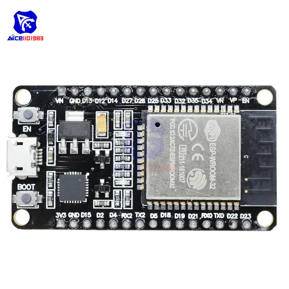 Diymore ESP32 ESP 32 CP2102 Беспроводной Wi Fi Bluetooth ESP8266 макетная плата Micro USB Dual Cor модуль для IoT