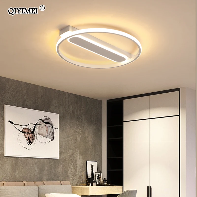 Современные светодиодные люстры круглый светильник для спальни столовой