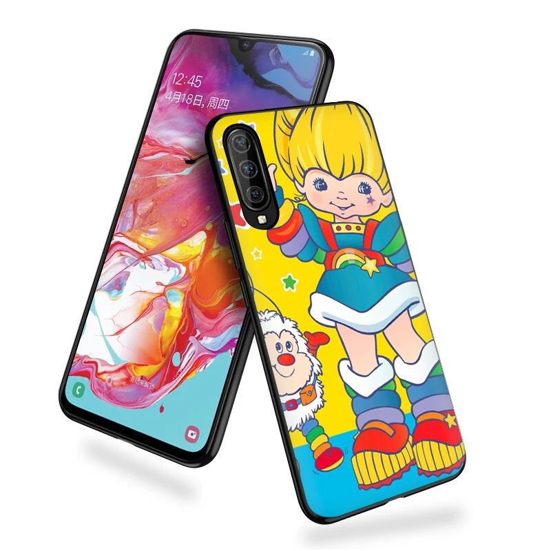 EWAU мультяха Яркая Радуга силиконовый чехол для мобильного телефона Samsung A3 A5 A6