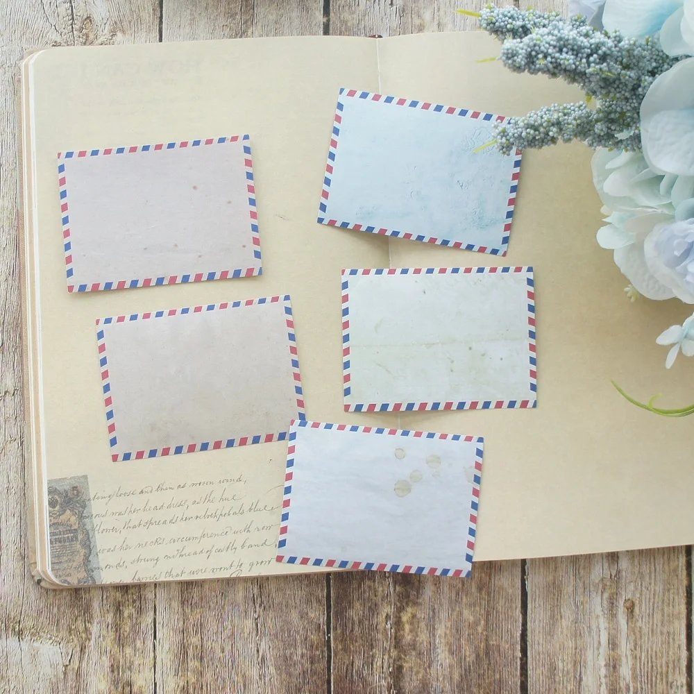 

50pcs Envelope with Coffee on It Design DIY Paper As Creative Craft Paper Background Scrapbooking Gift Tag Use