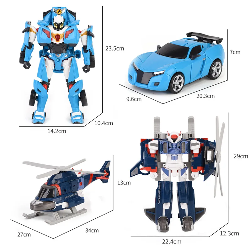 Большой! ABS Tobot Трансформация Робот игрушки Корея мультфильм братья аниме