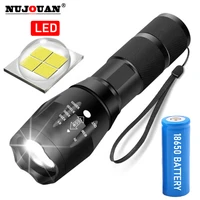 ultra bright flashlight led lamp beads waterproof torch zoomable multi function usb rechargeable aluminum alloy searchlight18650