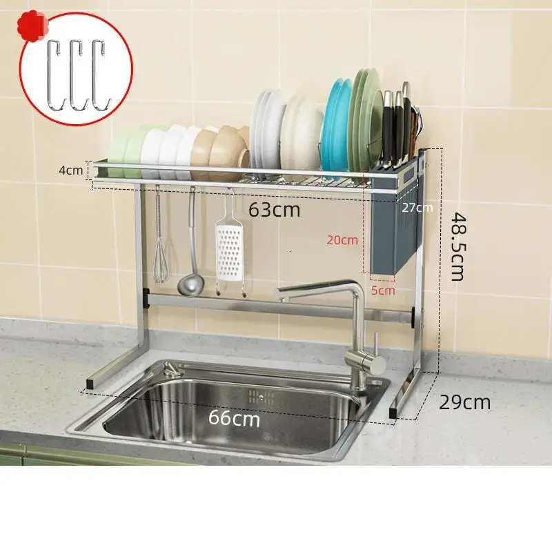 Organizadores De органайзер для кладовки из нержавеющей стали Cocina Mutfak держатель