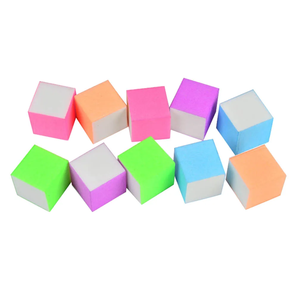 Квадратная мини пилочка для ногтей цветной блок полировки 1/5 шт.|Пилки и буферы| |