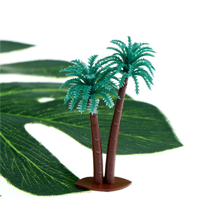 Смола Кокосовое Дерево Мини Пейзаж Сказочный садовая фигурка Кукольный