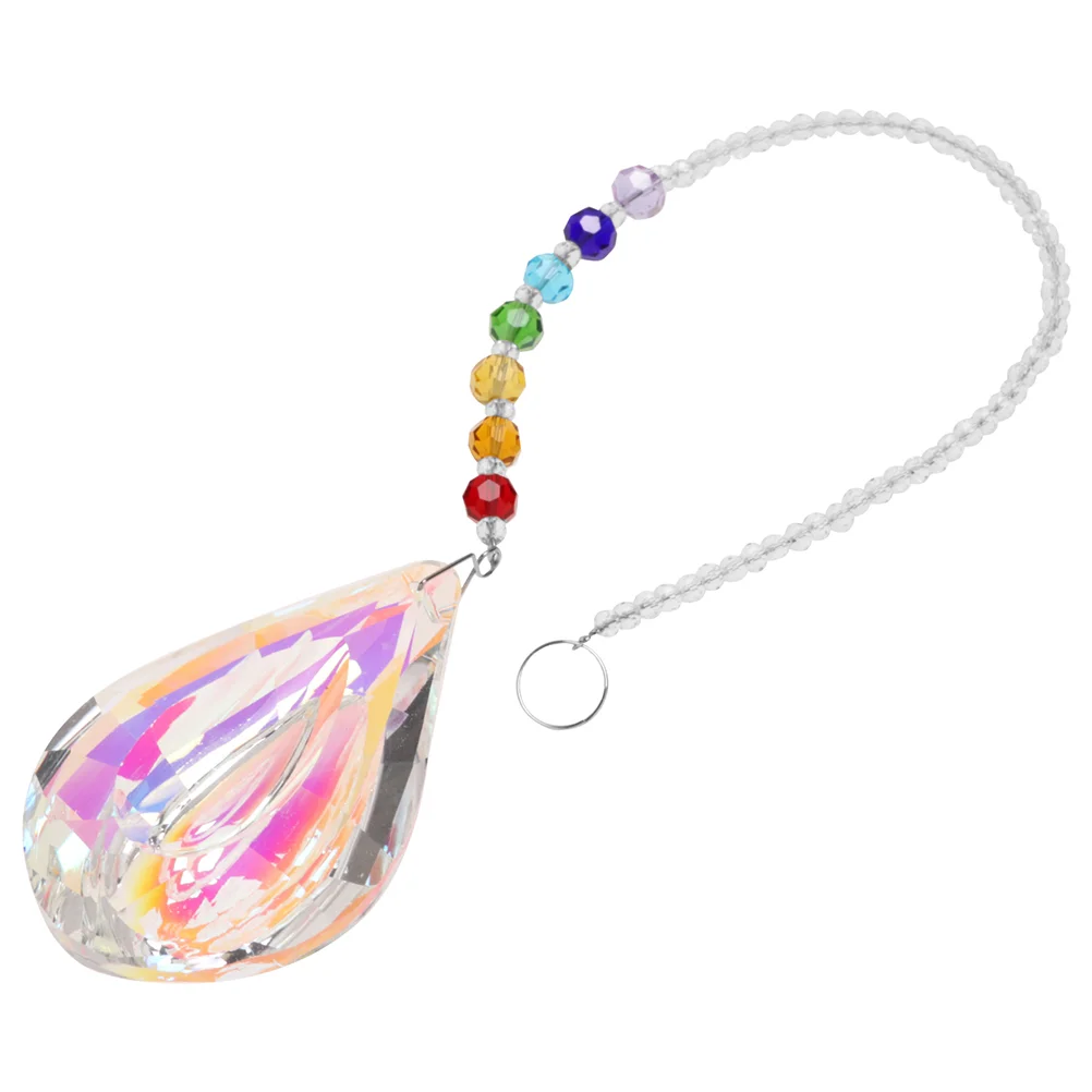 

2pcs Colorful Pendant Crystals DIY Crystal Drops Hanging Ornament Decor