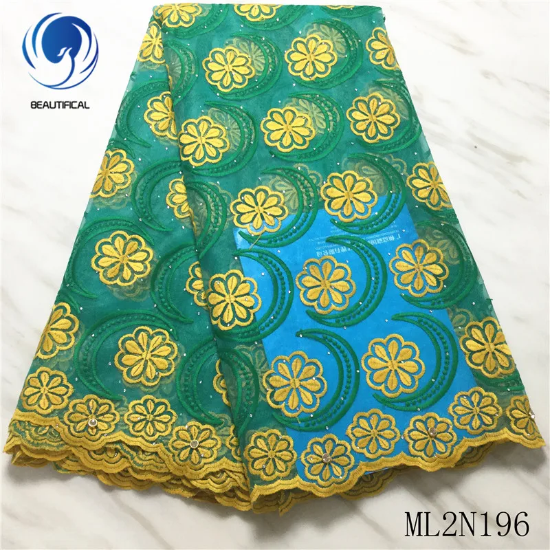 

Красивая Тюлевая кружевная ткань с камнями, вышивка, дешевый французский кружевной материал для платья, африканская сетчатая кружевная тка...