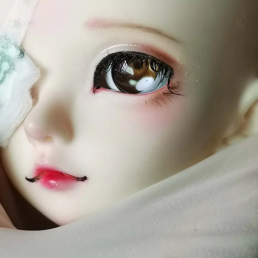 10 мм кукольные глаза 8-22 bjd кофейного цвета Мультяшные для 1/8 1/6 1/4 1/3 кукольная