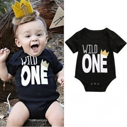 

Повседневное хлопковое боди с коротким рукавом и круглым вырезом для новорожденных девочек 0-18 месяцев