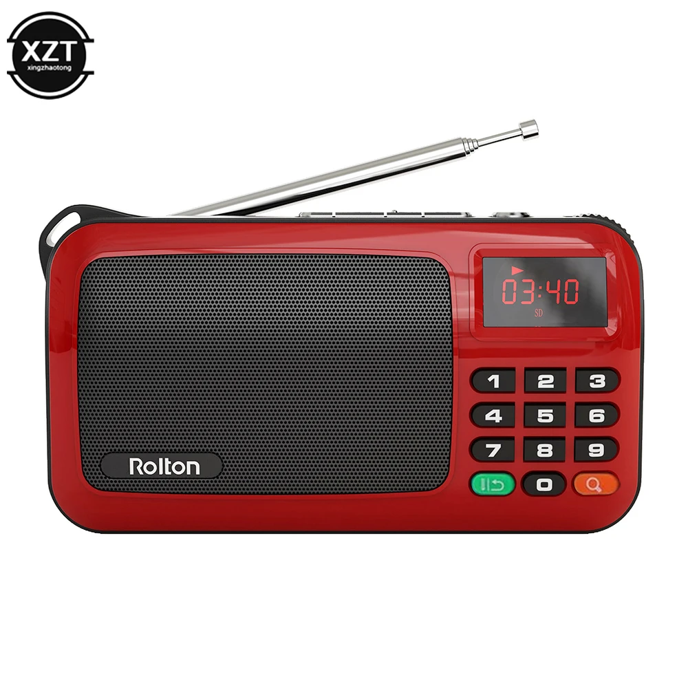 Mni FM Портативный радио Динамик Mp3 музыкальный плеер Поддержка TF карты USB для ПК iPod