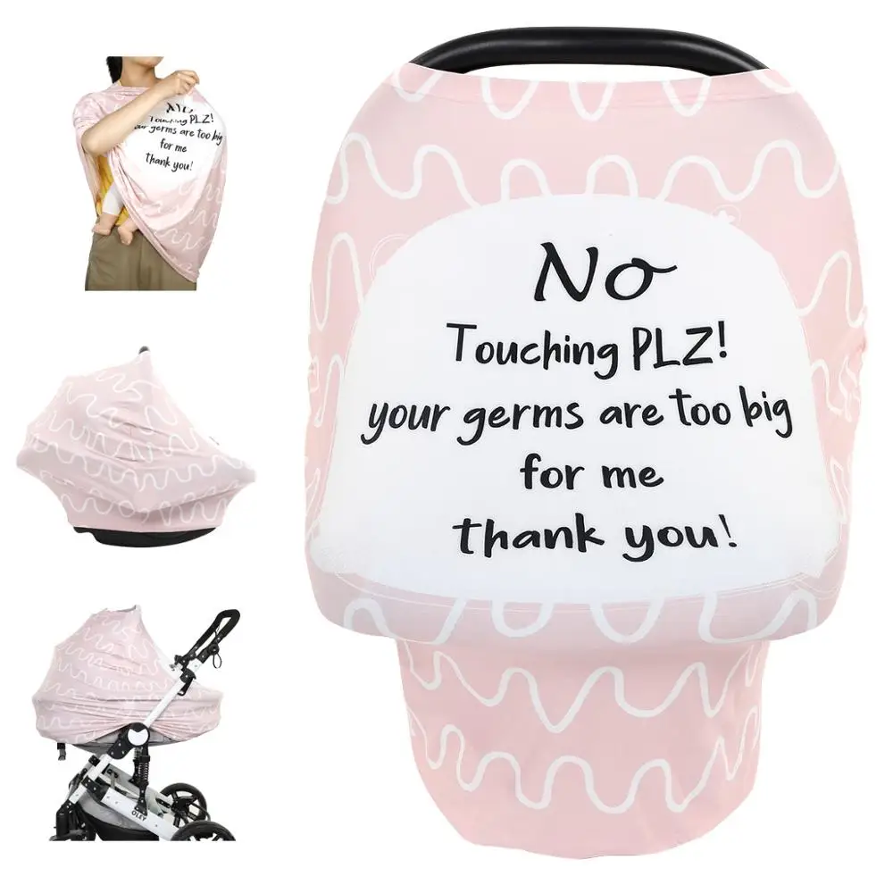 

Stretchy Soft Breathable Multi-Use Nursing Cover Breastfeeding Scarf Car Seat Covers for Babies Infant Carseat Canopy Cover