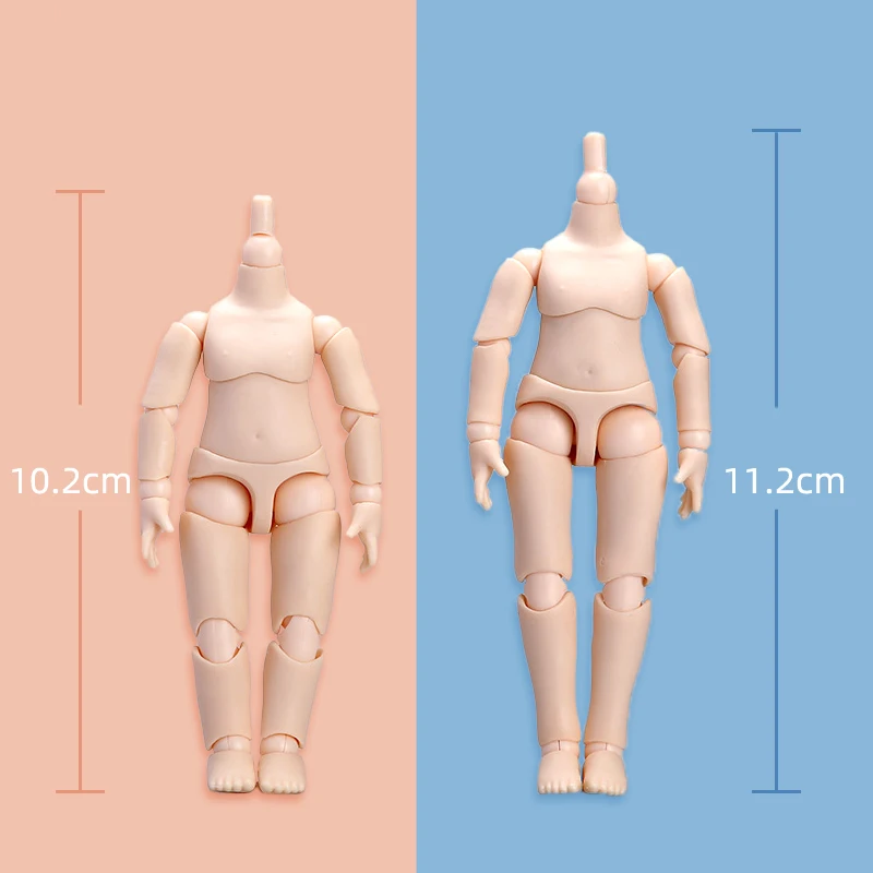 

New YMY body ob11 size gsc body can be connected to STO doll GSC head 11cm joint doll 1/12bjd body hand group doll accessories