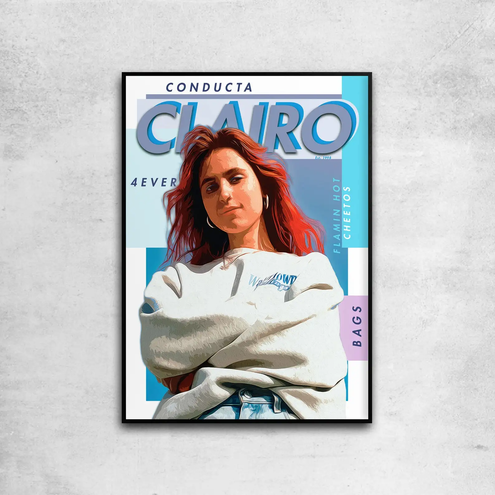 Настенная картина в стиле хип-хоп настенный постер рэпера Канье Уэста музыки