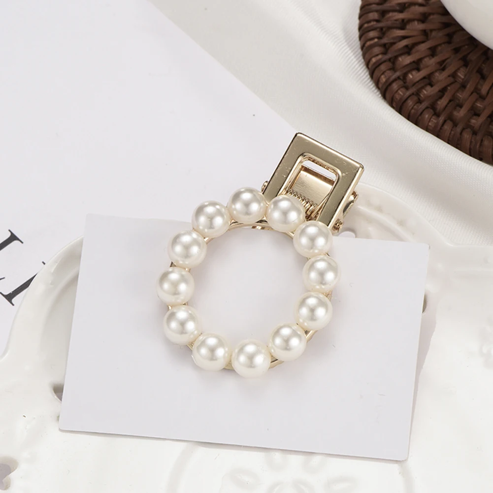 1 шт. роскошные стразы с жемчужинами металлическая Шпилька заколка для волос