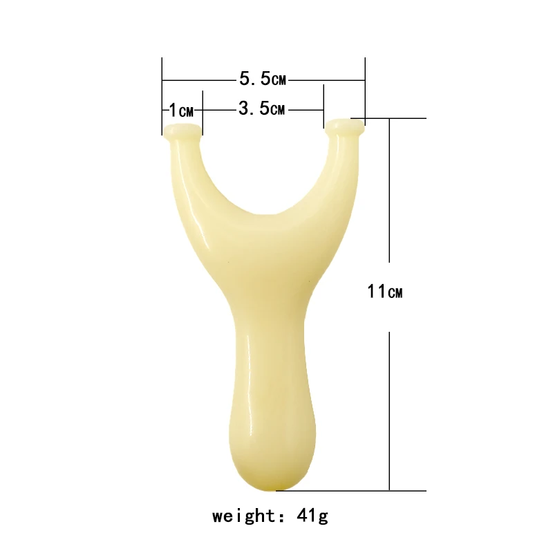 

New Flat Rubber Band Slingshot High Hardness Resin Material Outdoor Sports Recurve Catapult for Outdoor Hunting Shooting