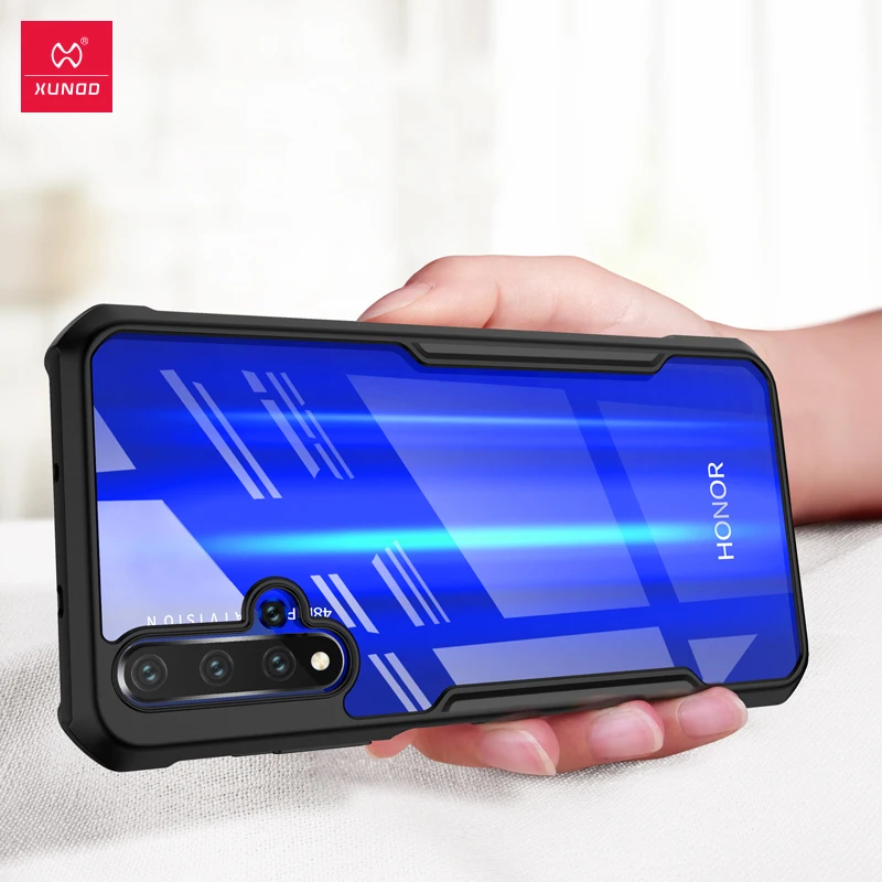 Чехол Xundd для Huawei Nova 5t Honor 20 20S 20Pro противоударный прозрачный силиконовый чехол