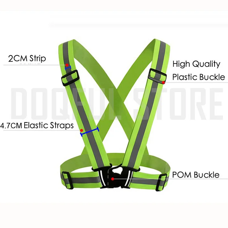 Светоотражающий жилет безопасности 50 шт. одежда для при движении Униформа