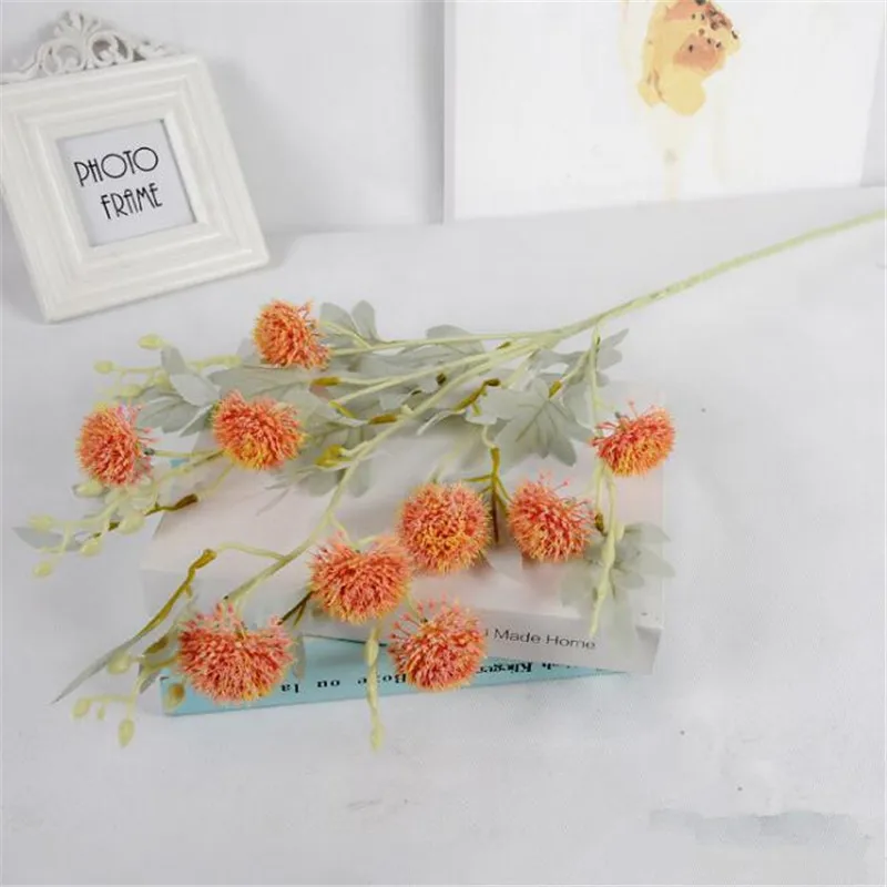 7 шт. длинные искусственные шелковые цветы одуванчика 8 цветов