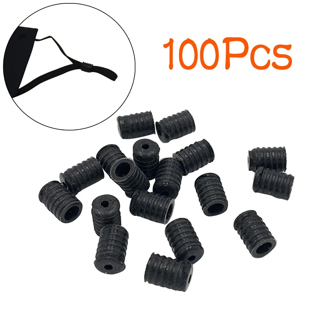 50/100 PCS Rope шнур Блокировка Пластиковой Заглушка End Переключить зажим пряжка