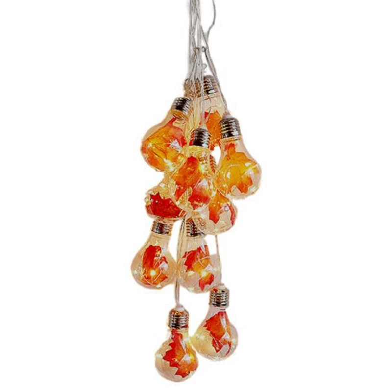 

4 м, 10 светодиодов, украшение на солнечной энергии для Хэллоуина, уличное освещение, Рождественская лампочка, светильник, уличный фонарь