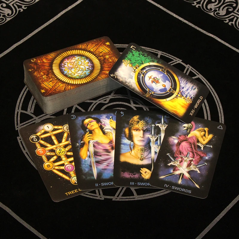 Новое поступление 2021 трендовый Таро с электронным руководством 78 шт. настольная