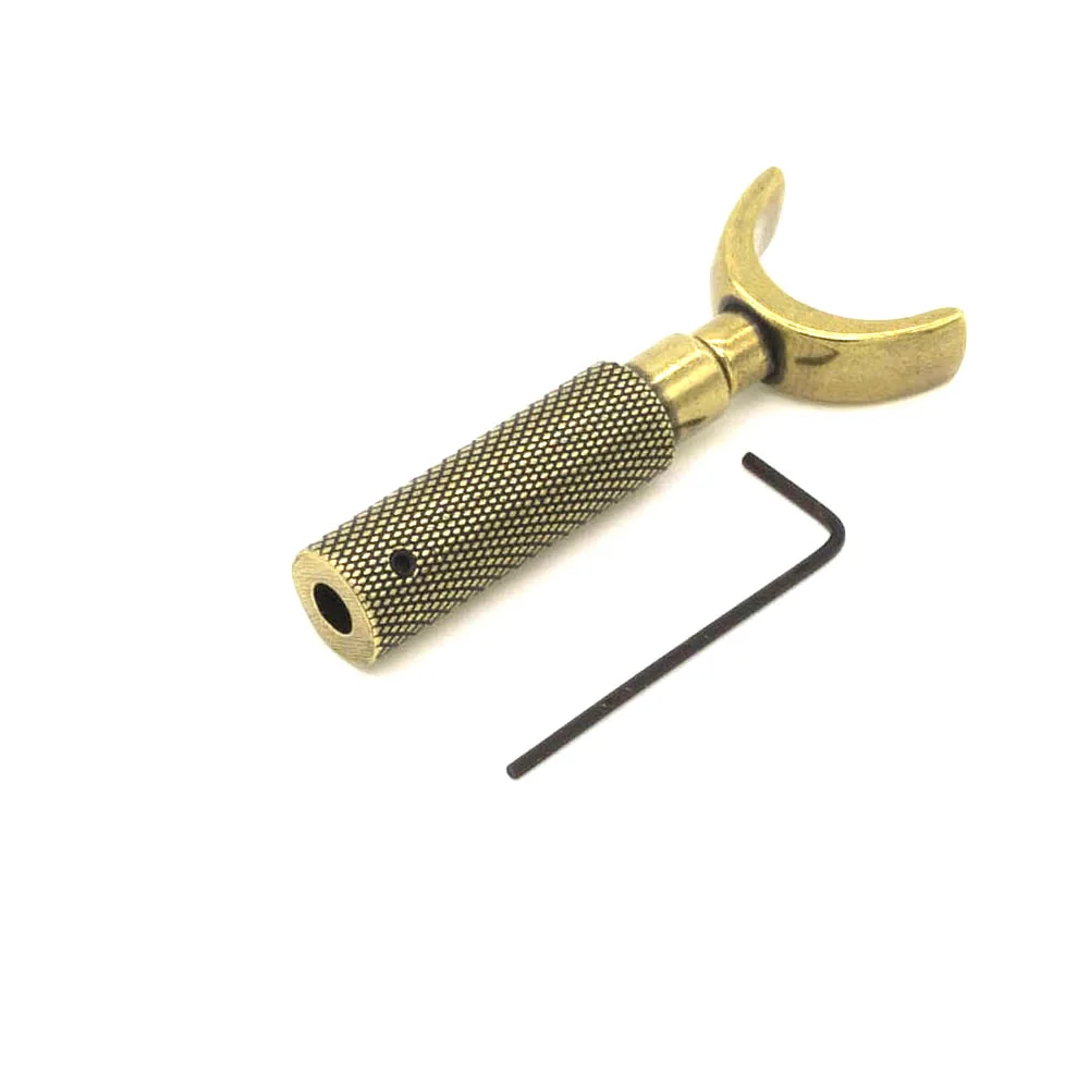 Поворотный нож из сплава с двумя подшипниками для резьбы кожаное ремесло ретро