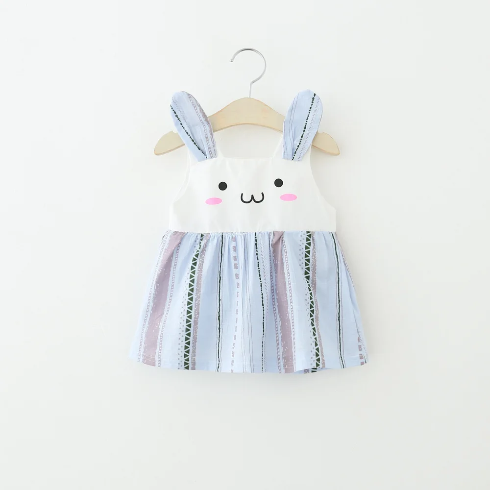 Фантазийное Летнее Детское платье-пачка мультяшное вечернее платье без рукавов