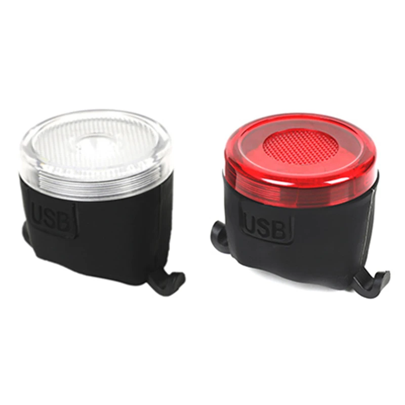 

Bicycle Lights USB Rechargeable Mountain Bike Taillight Waterproof COB Safety Warning Cycling Headlight Night Lamp