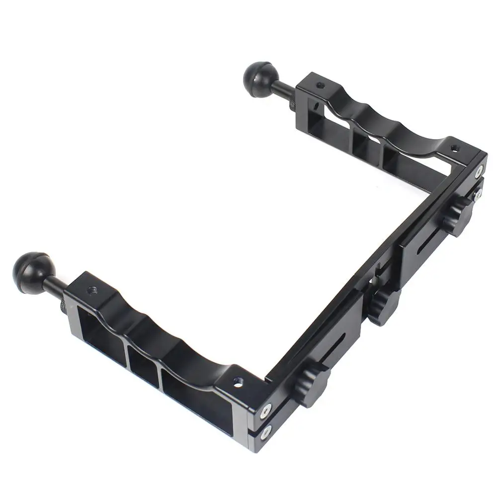 Держатель для экшн камеры Gopro с двойной ручкой погружение алюминиевый сплав