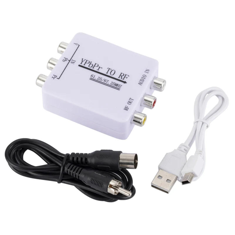

Радиочастотный преобразователь YPbPr + аудио в RF HD с разницей в цвете аудио в RF с замкнутым контуром для трансмиссии на большие расстояния