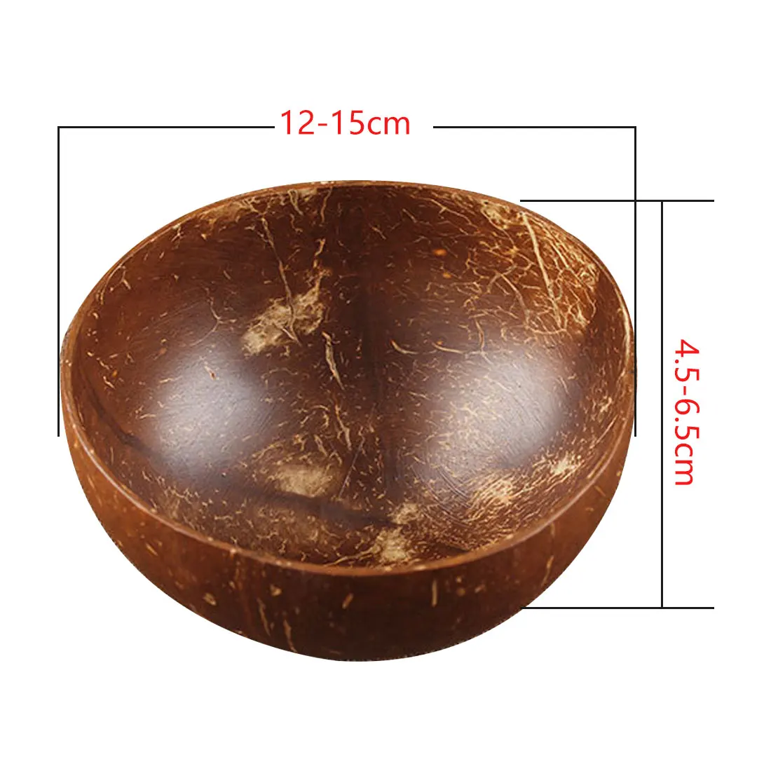 Набор столовых приборов винтажный натуральный кокосовый орех чаша и ложка