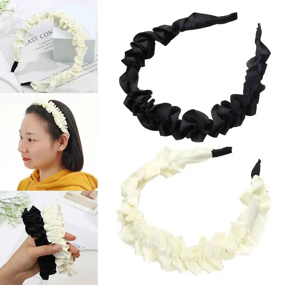 

Gift Cloth Fashion Wide Side Hair Bands Hair Hoop Head Wrap Women Hairband