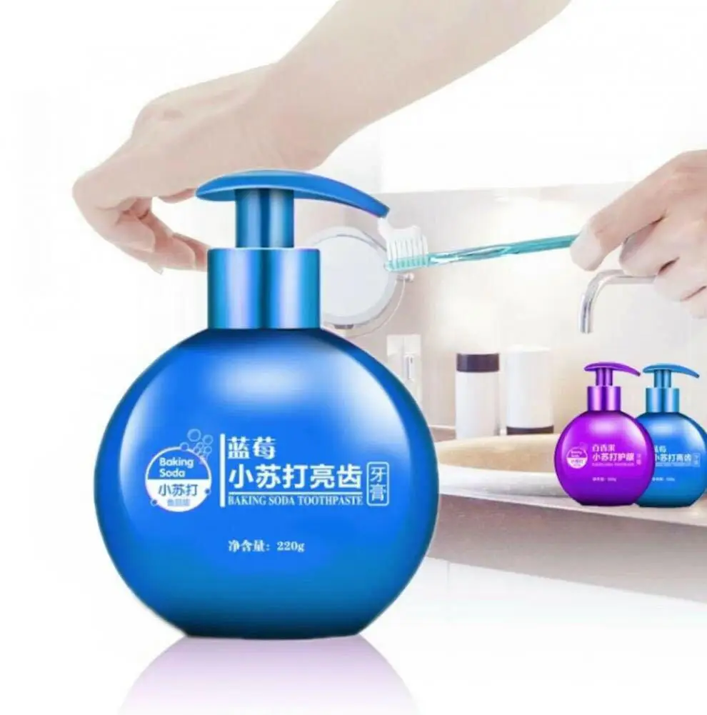 Яркий гламурный 220 г интенсивное удаление пятен отбеливание зубов Зубная паста