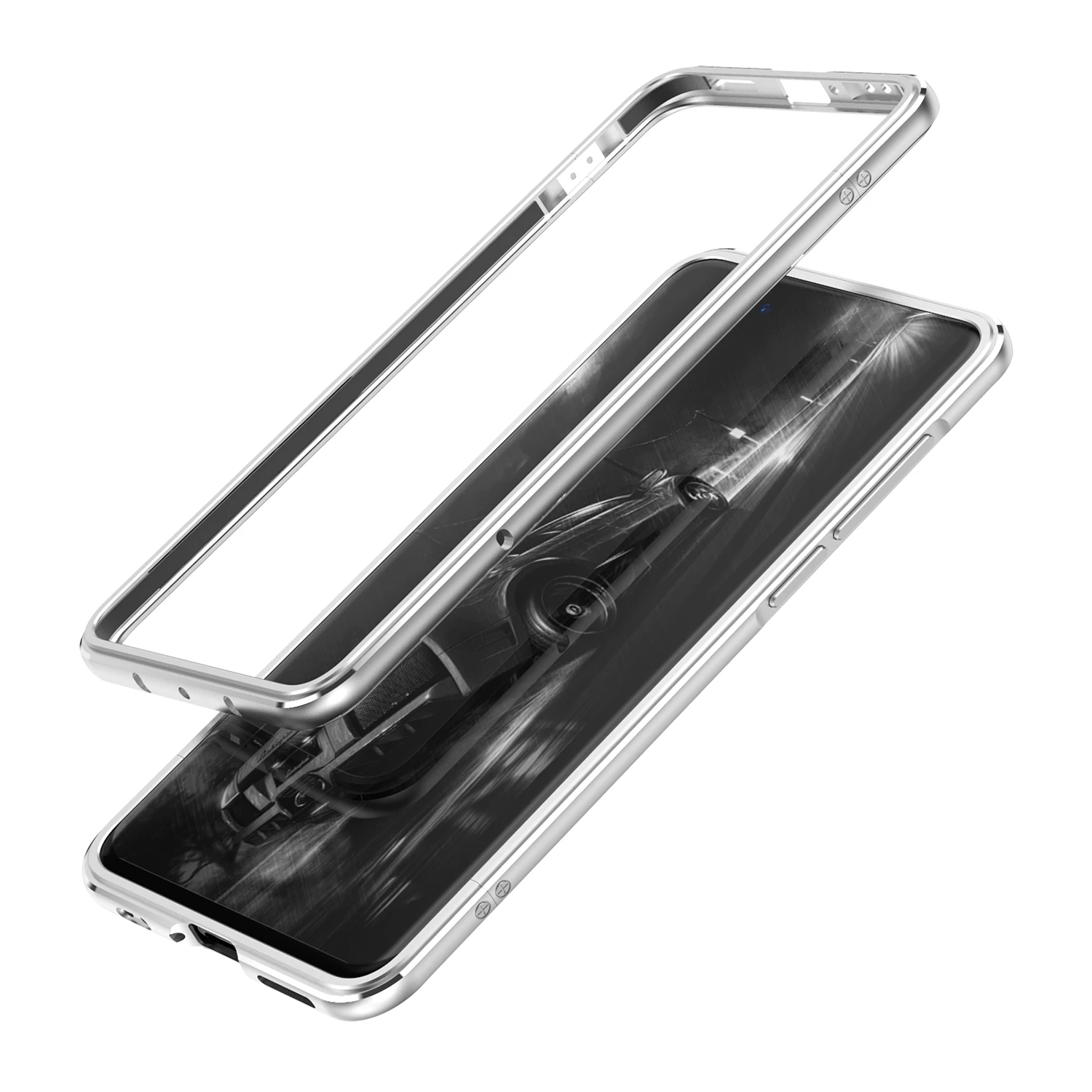 

Luxury Case With Metal Frame for Huawei P40 Shockproof Cover Clear Case