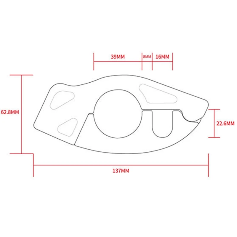 

Motorcycle Anti Theft Padlock Security Safety Waterproof Throttle Handle Lock 28GC
