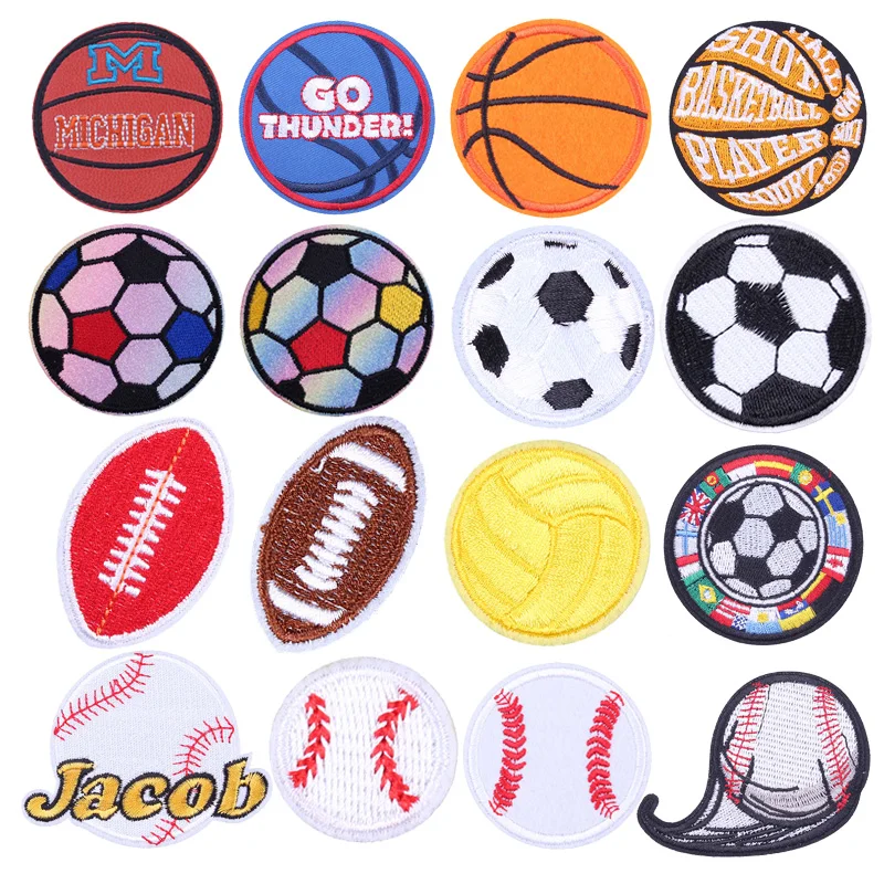 Утюжок на заплатках Спортивная наклейка патч качество мальчики подарок 3D Tshrit