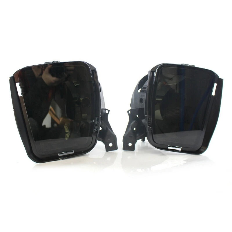 1 пара автомобильных Дымчатых линз противотуманные фары на передний бампер с