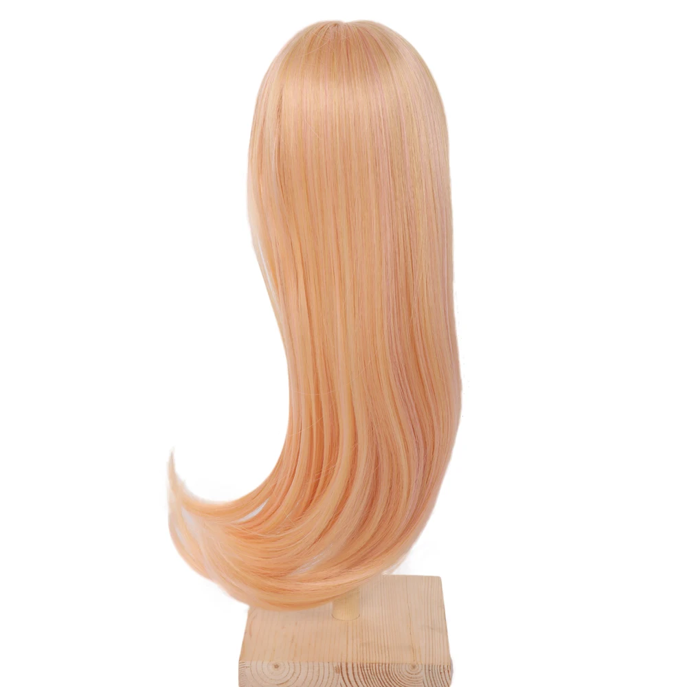 BJD кукольный парик высокого качества синтетический золотой длинный женский 1/3 1/4