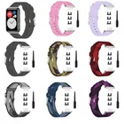 Холст, нейлоновый ремешок для наручных часов HUAWEI часы подходят TIA-B09 замена в полоску спортивный браслет ремешок для huawei Fit Смарт ремешок для наручных часов
