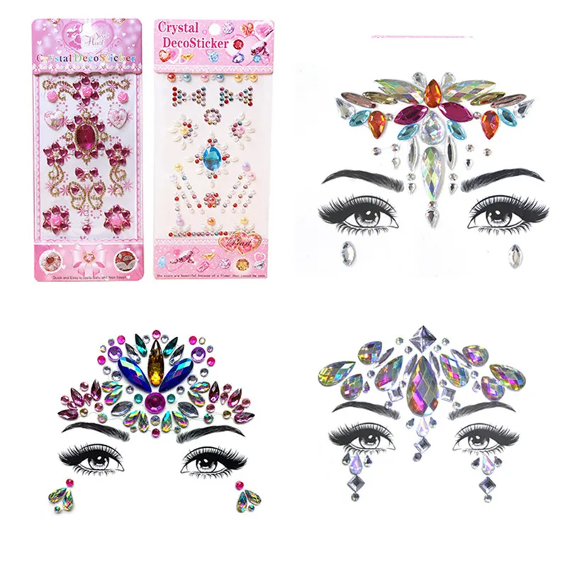 Мобильный чехол для телефона Декор Кристальные наклейки s украшения лица женские