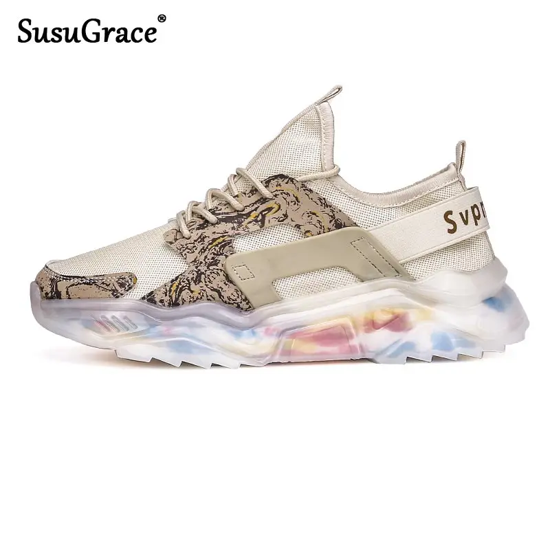 

SusuGrace, мужские кроссовки для бега 2021, удобная спортивная обувь, Мужская трендовая легкая прогулочная обувь, мужские кроссовки, дышащие кросс...