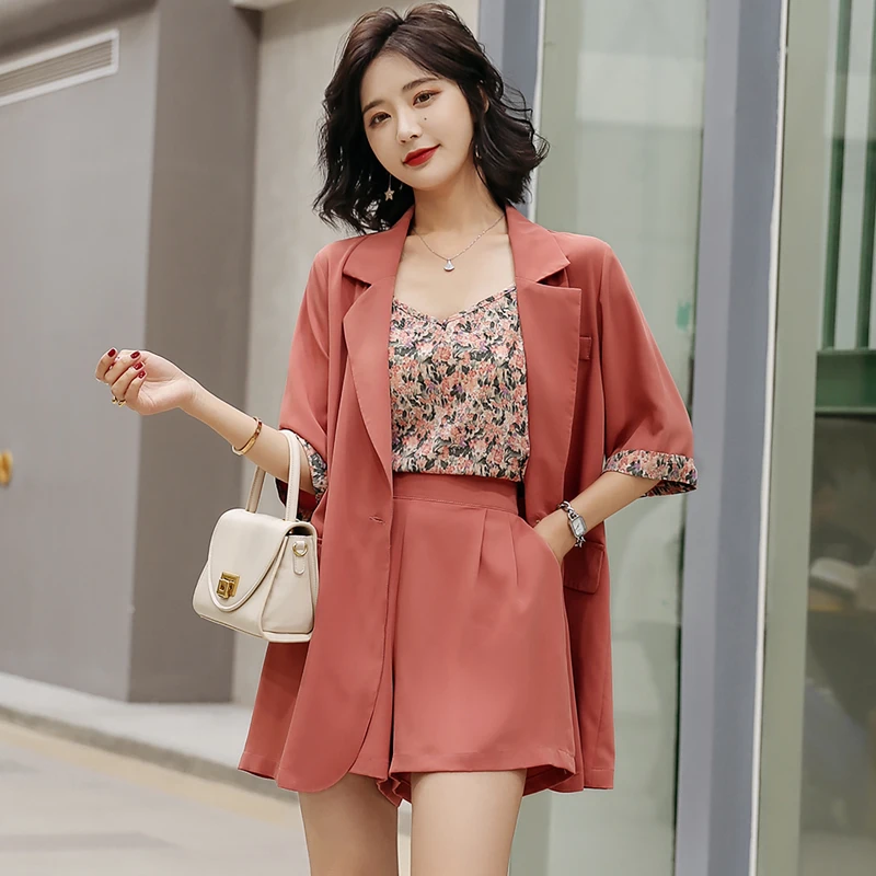 Женский летний костюм тройка из блузки и шифоновой без рукавов| |