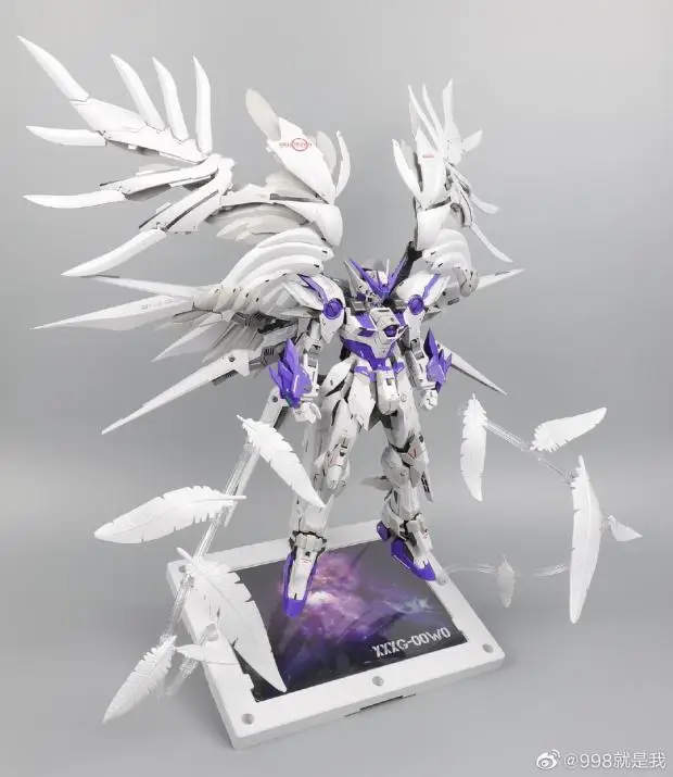 INSTOCK MODLE HEART MG 1/100 wing gundam zero ew fix ver. Фиолетовый цвет фигурку робот игрушка Лучшая