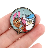 dz2426 anime monster collection enamel lapel pin badge pins for clothes backpacks decoration friends gifts jewelry accessories