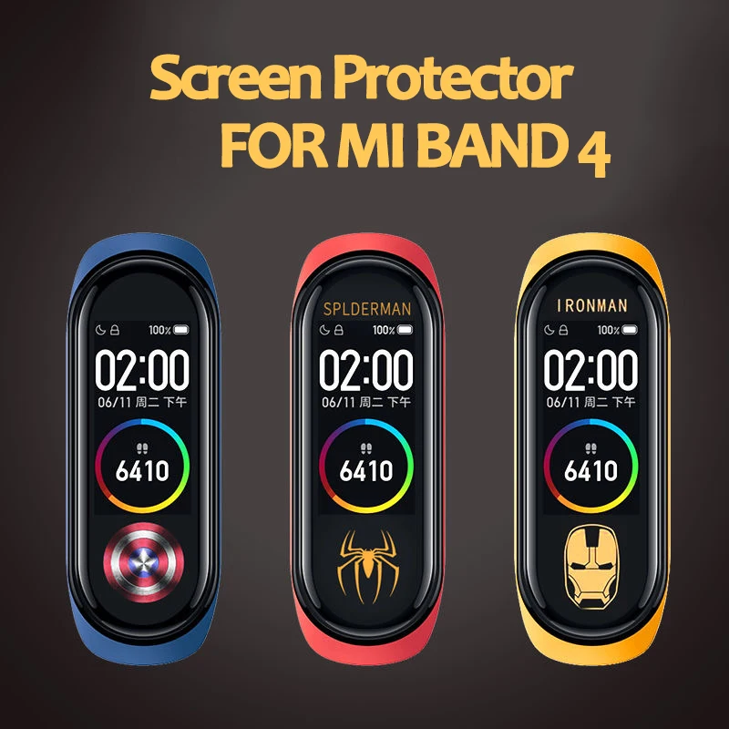 Защитная пленка для экрана Xiaomi Mi Band 4 защитная умный Браслет | Наручные часы