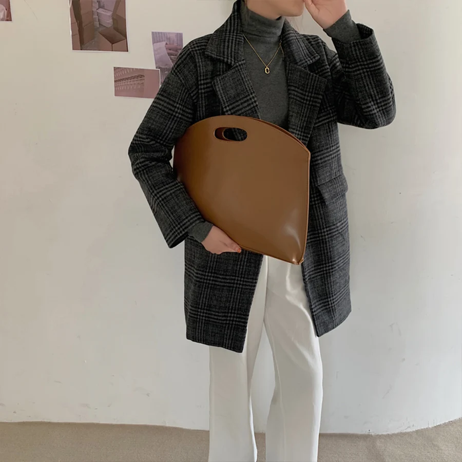 Женская сумка для ноутбука 13 дюймов офисный портфель однотонная из